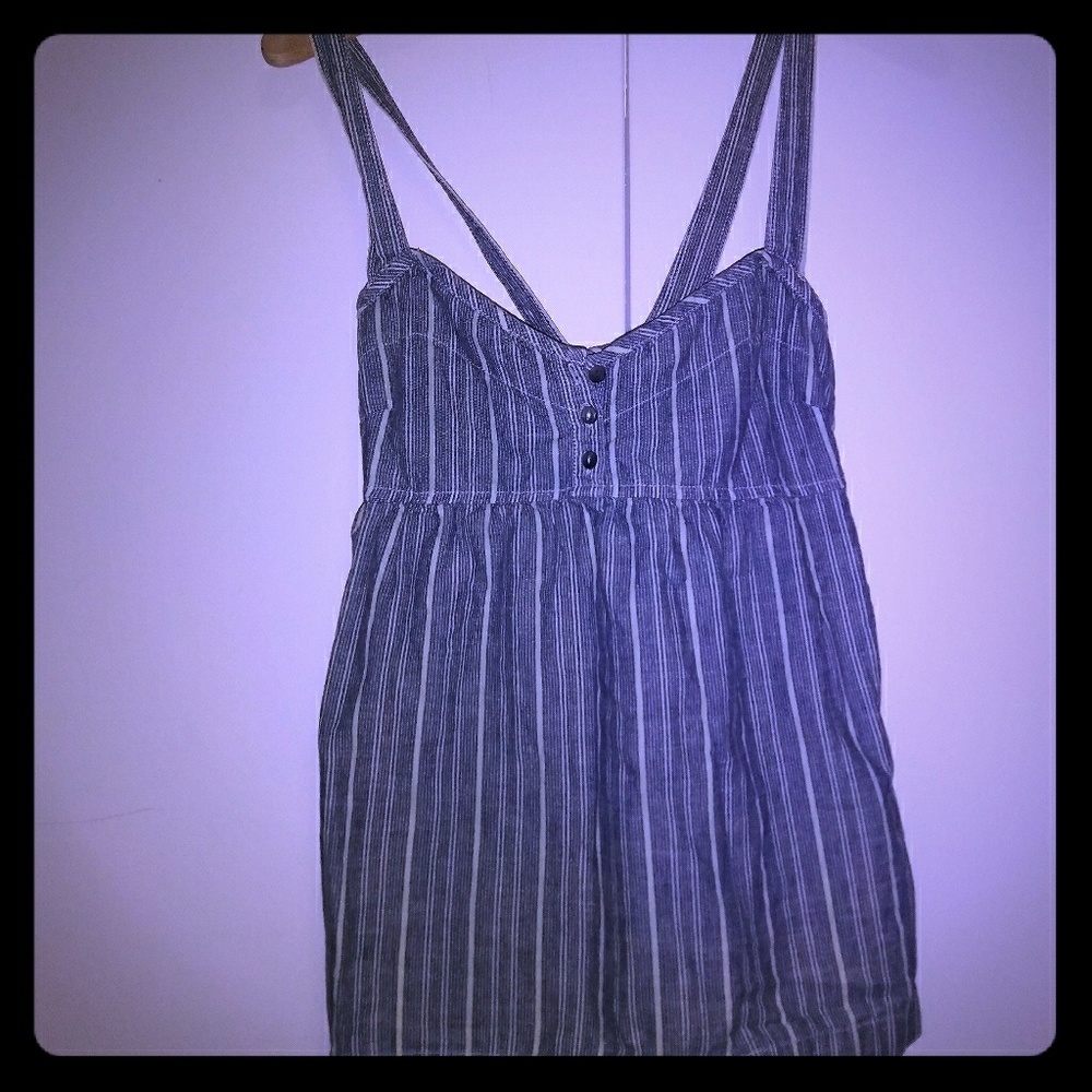 ⚡4/$15 SALE Gap Denim POCKETS Tank Top Sm 1969